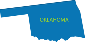 3d Oklahoma Map Clip Art